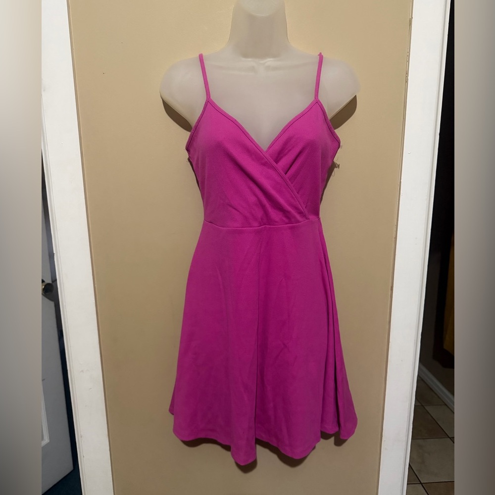 Wild Fable Pink Wrap Mini Dress